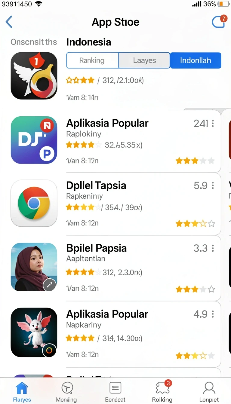 Galeri pratinjau visual mt966 build APK resmi terbaru
